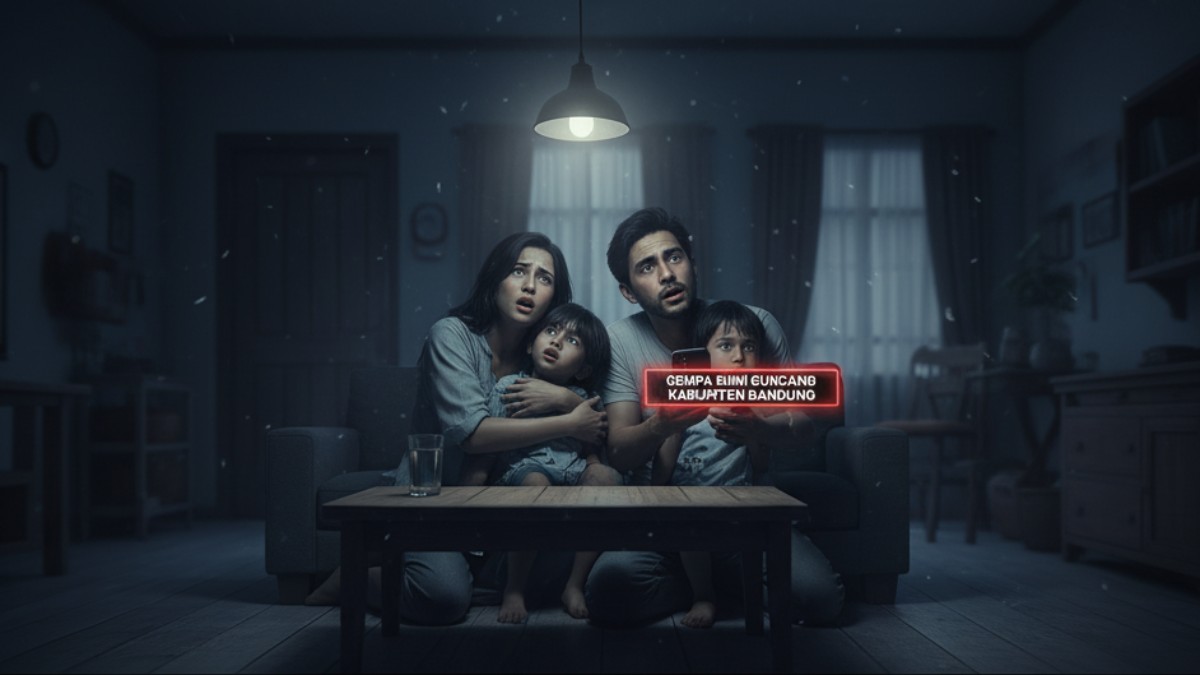 GEMPA BUMI GUNCANG KABUPATEN BANDUNG, TIDAK BERPOTENSI TSUNAMI