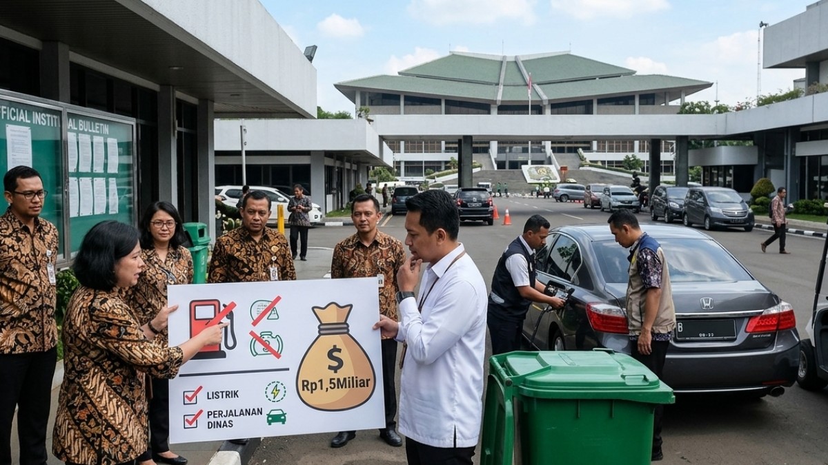 Ikut Hemat Energi, DPR Batasi BBM, Listrik, hingga Perjalanan Dinas! Target Efisiensi Rp1,5 Miliar