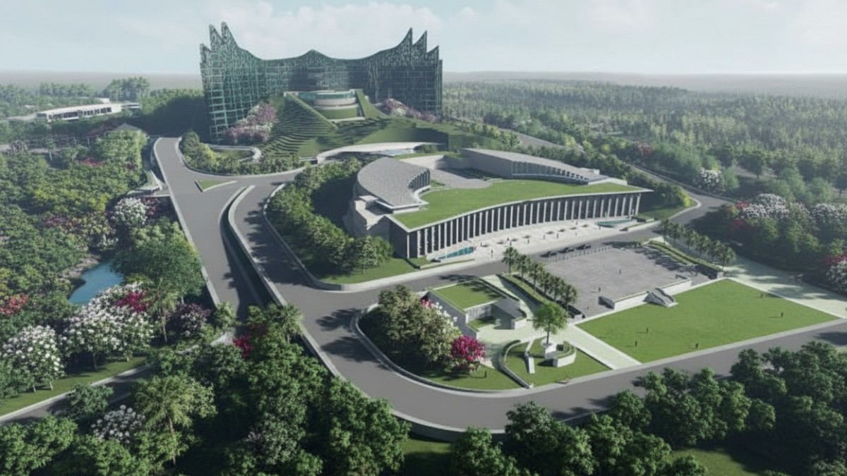 Ilustrasi Isatana IKN